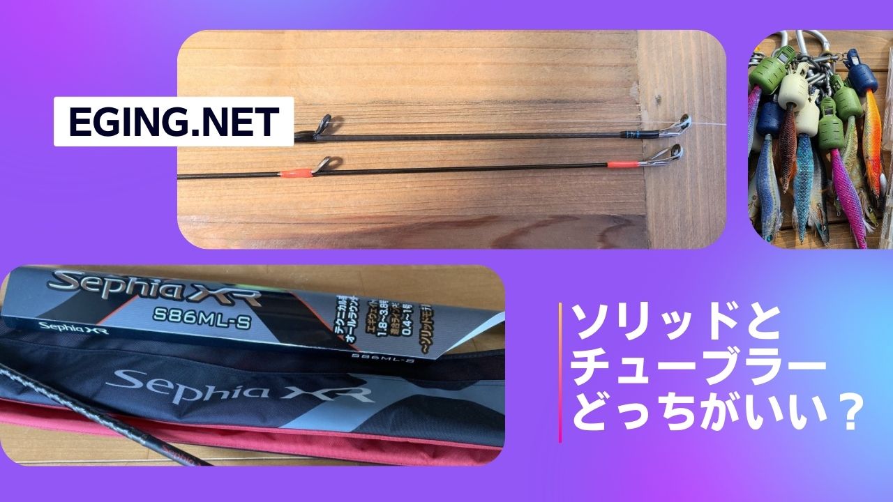 エギングではソリッドとチューブラーどっちがいい？違いを徹底解説！